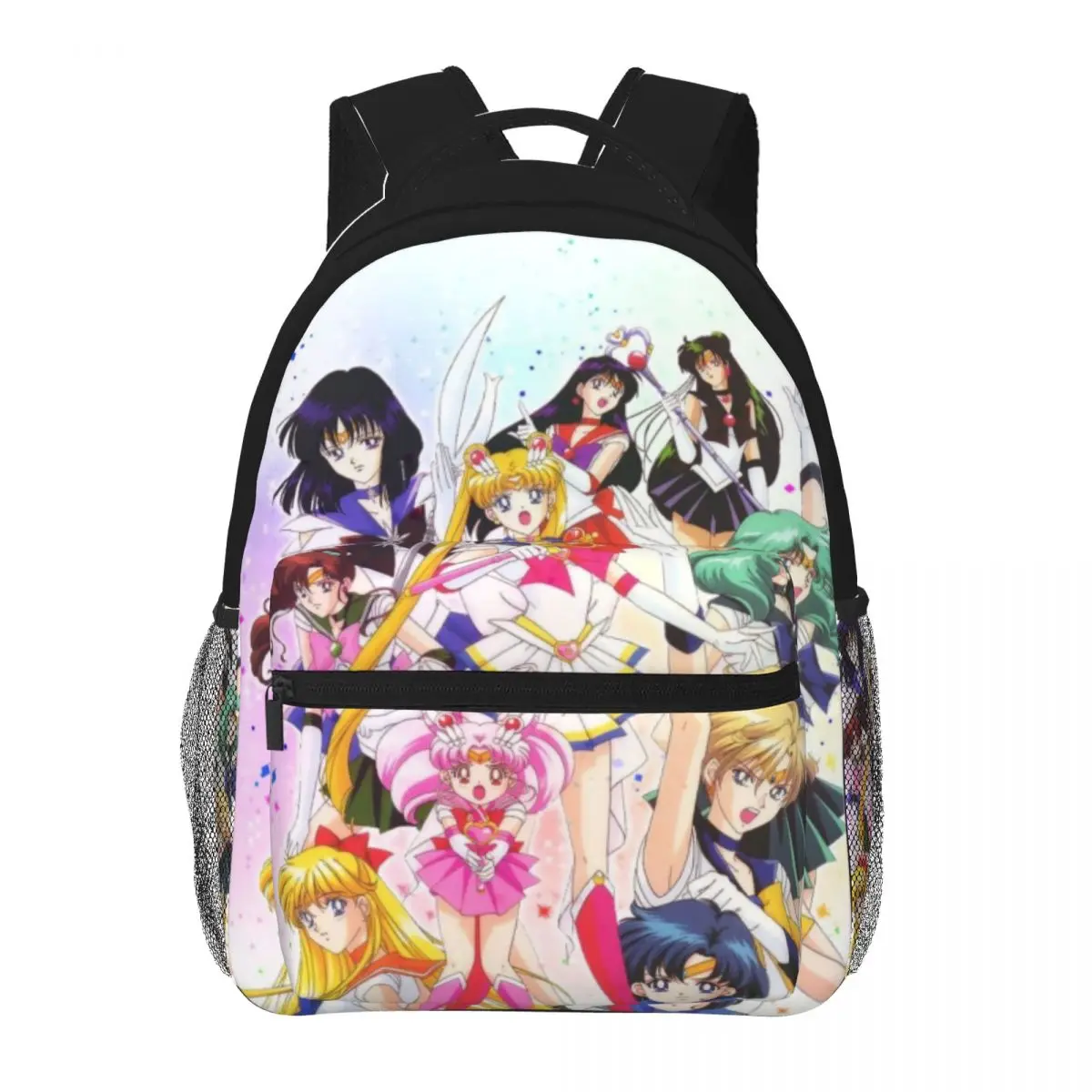 Girls-Sailor- Moon New Fashionable Schoolbag Students Backpacks Daily Rucksack Large Capacity Knapsack 16inch