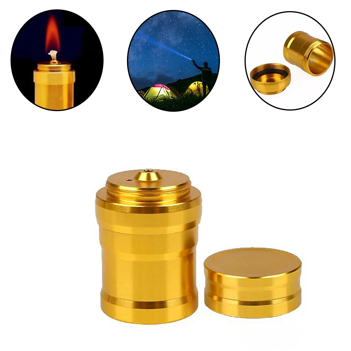 

1PC Portable Metal Mini Alcohol Lamp Heating Liquid Stoves Outdoor survival Camping Hiking Travel (Without Alcohol)