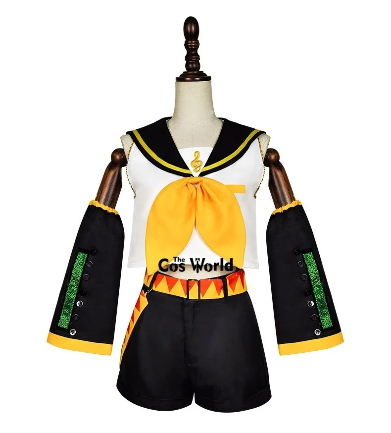 Miku Project DIVA Rin Len trajes de cantante Virtual disfraces de Cosplay de Anime