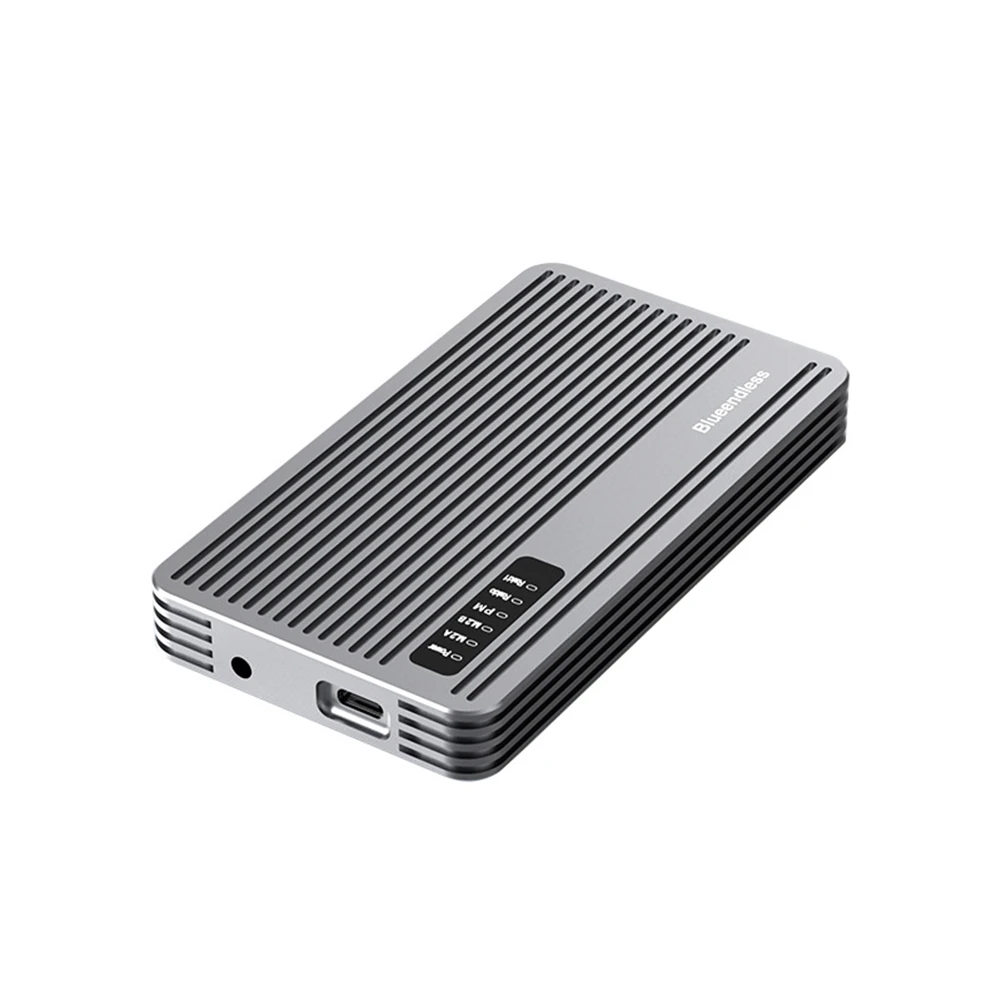 Корпус для мобильного жесткого диска Blueendless с двумя отсеками, 20 Гбит/с, M.2 SATA/Nvme SSD-корпус с двумя отсеками Nvme RAID SSD-X64A