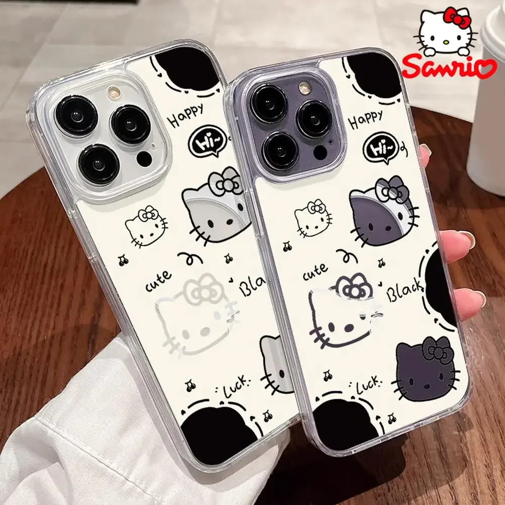 Etui Sanrio Hello Kitty na iPhone 16 Pro Max, etui na iPhone 16/15/14/13/12/11/X/XS/XS Max/Pro Max dla dziewczyn, etui na iPhone Hello Kitty Kawaii, zabawki