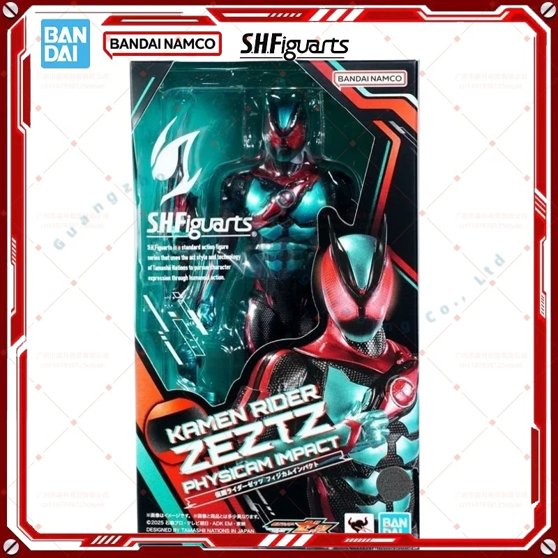 

In Stock Genuine Bandai Kamen Rider Model Kit SHF Zeztz Physicam Impact Anime Action Figure Collection Finished Model Toys Gifts