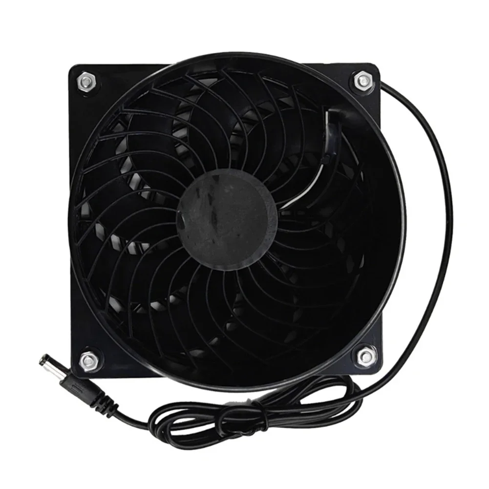 Pet Comfort Exhaust Fan Solar Compatible Fan Air Circulation for Kitchen Cooling Versatile System for Homes