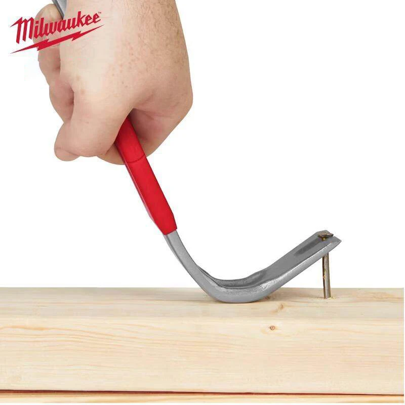 Milwaukee 12-Zoll-Nagelhebel, Hochleistungs-Nagelentferner, vibrationsdämpfender Griff, Industriequalität Hebelwerkzeug 4932478253/48-22-8034 – Detail 1