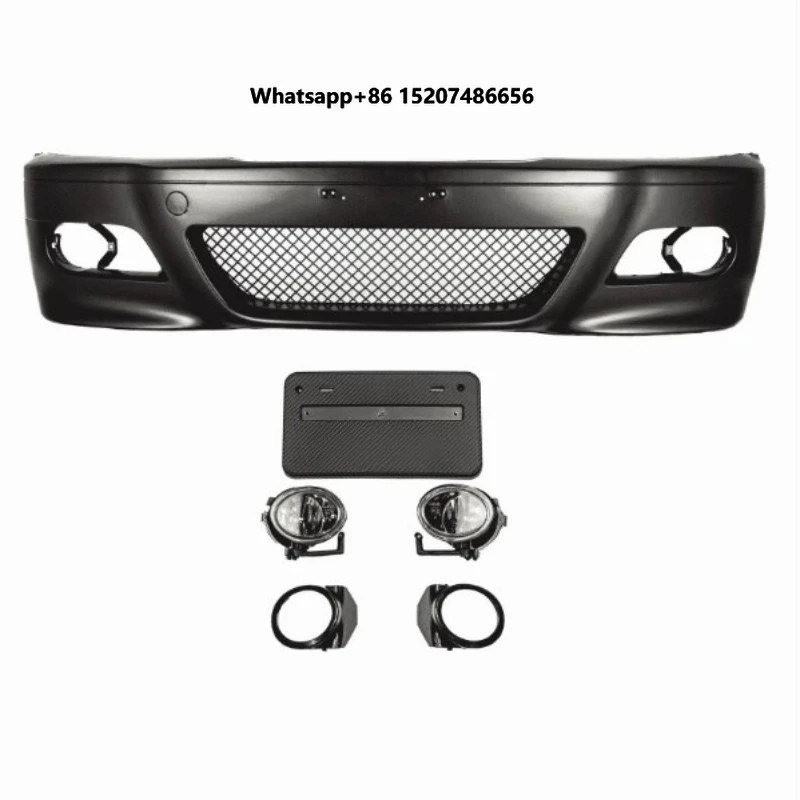 For bumper Unpainted Fiberglass Wide Body Kit Fit for 3 Series Coupe 1998-2002
