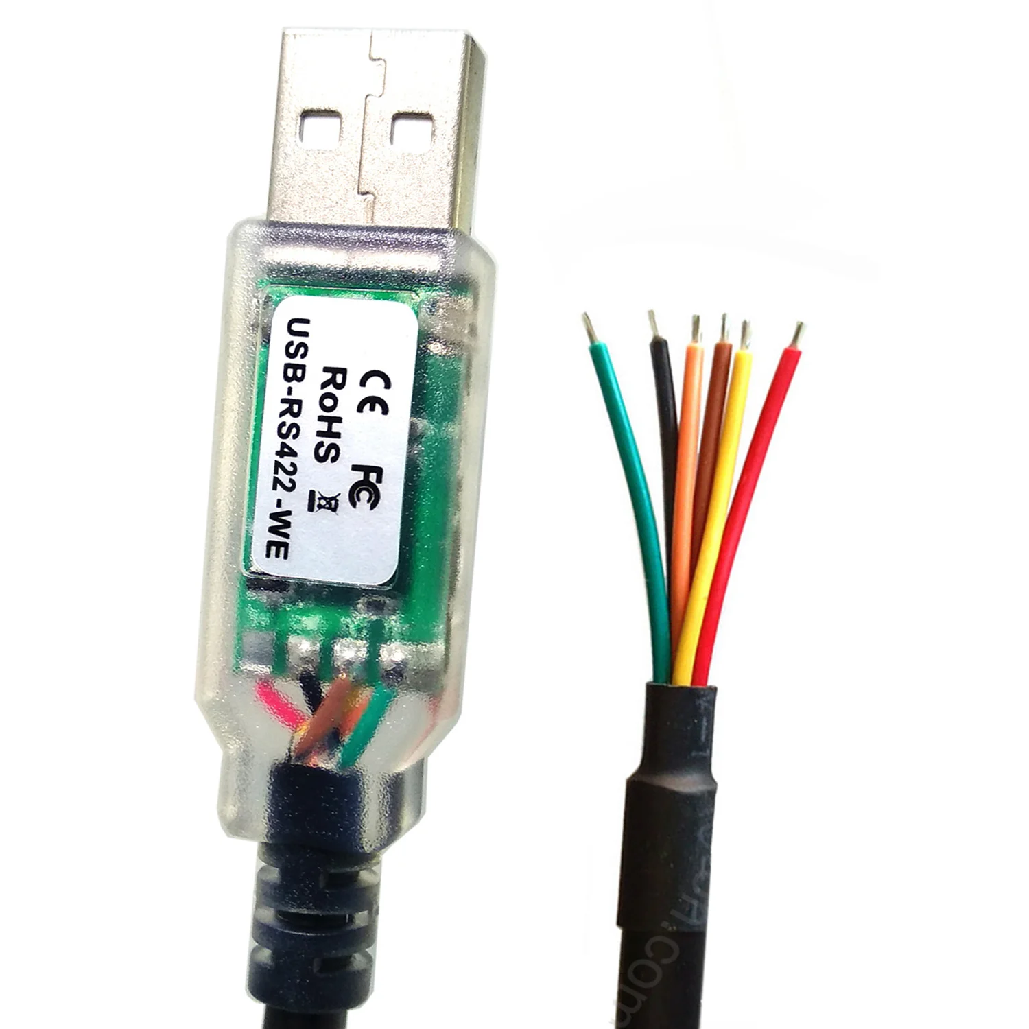 RS422/USB Serial Interface Adapter Cable FTDI chip FT232R Full Duplex UT890A UT890K UT890 Equivalent Cable for BMS PLC Contoller
