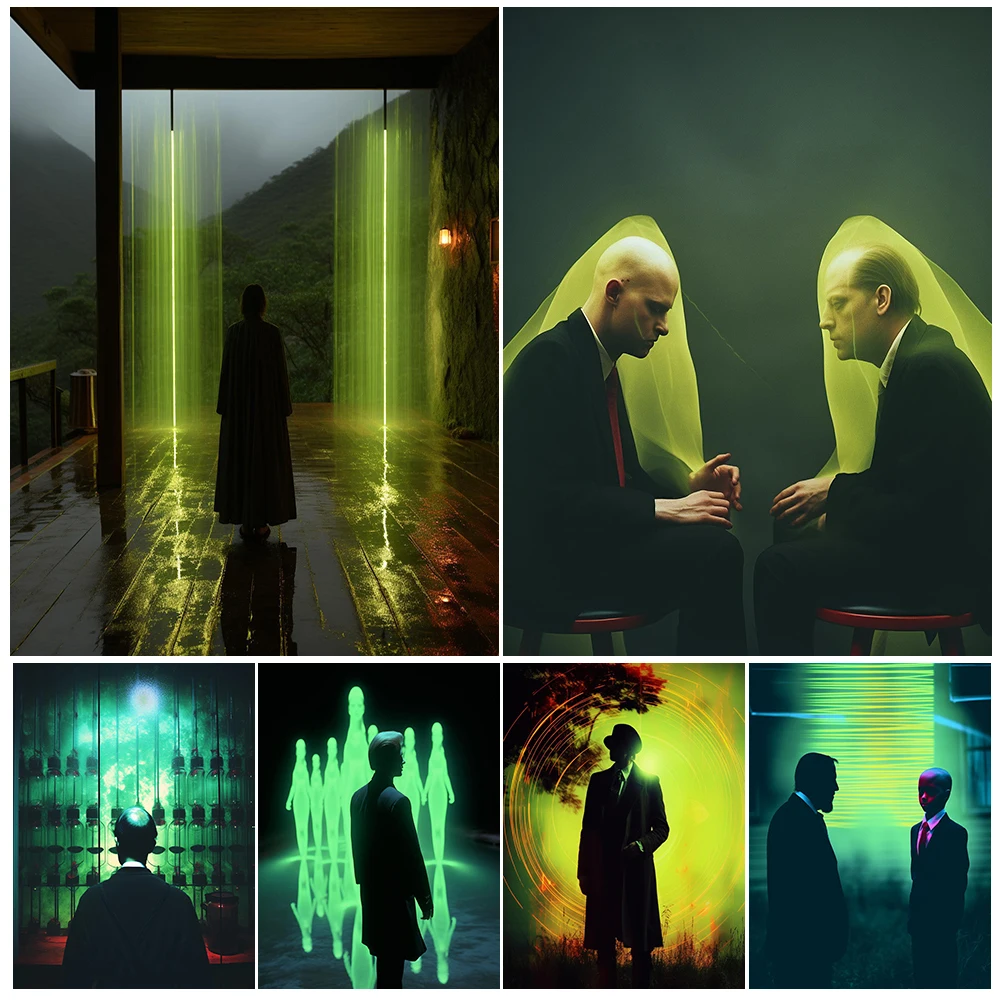 

Deals In The Shadows Surreal Abstract Wall Art Canvas Painting Creepy Fantasy Art Poster And Print For Living Room Decoration