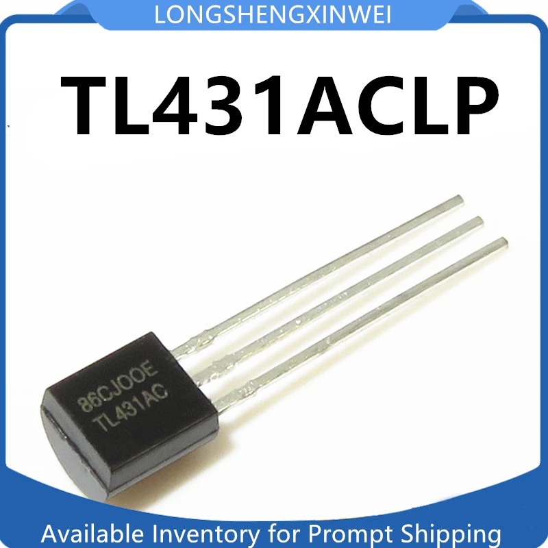 1ชิ้น TL431ACLP TL431ขนานตัวควบคุมปรับได้ + 2.5/36V ถึง-92ต้นฉบับ