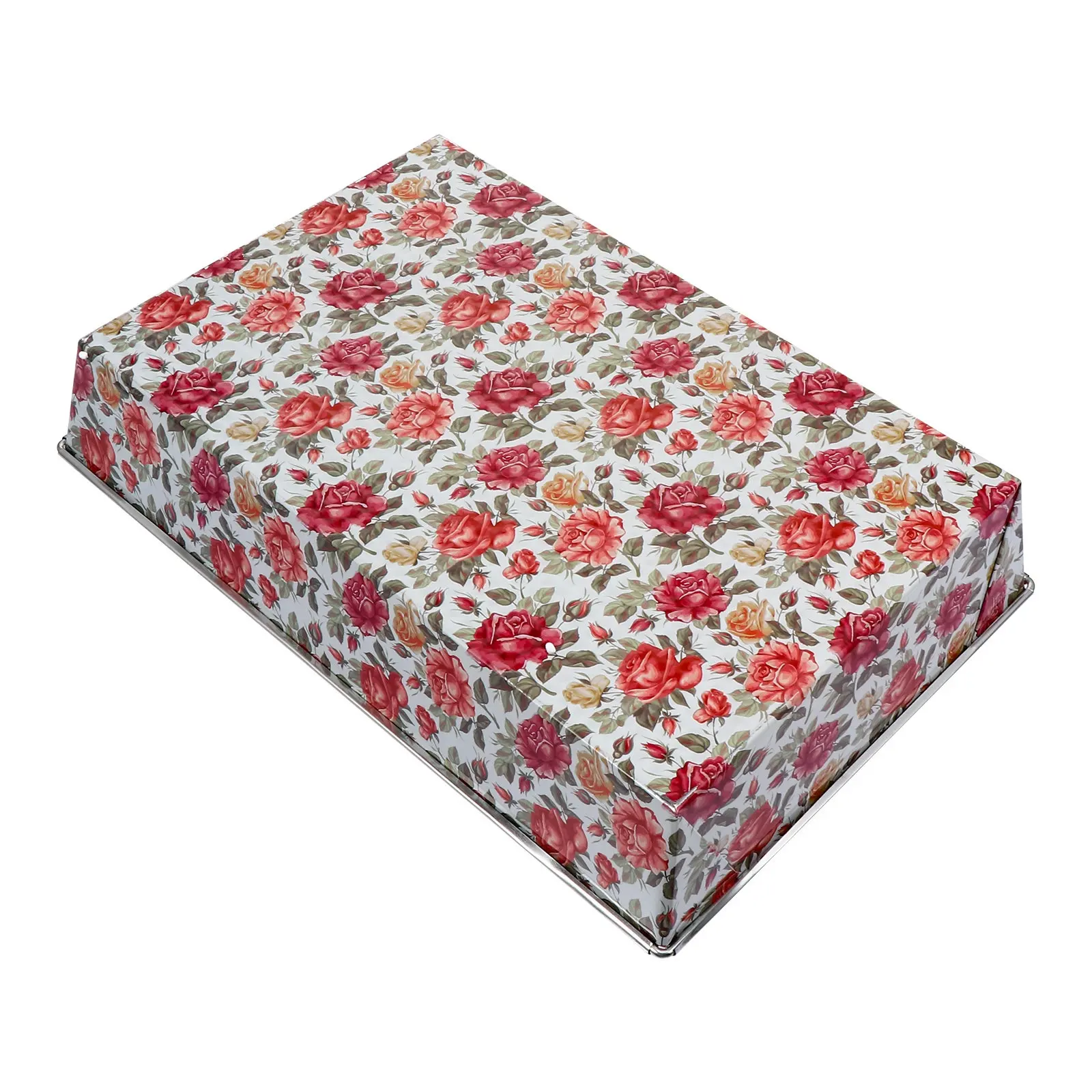 1Pcs Tinplate Baking Tray Assorted Color Fine Workmanship Nonstick Easy Demold for Hotel Restaurant Baking Dish