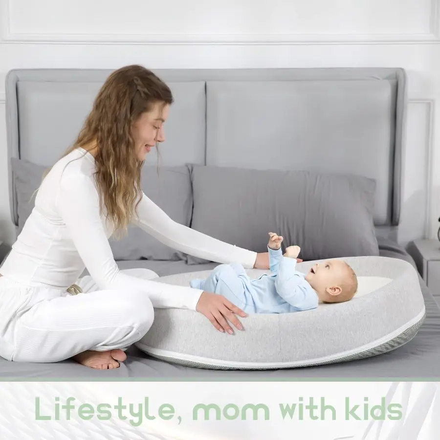 كرسي بيبي نيست قابل للتنفس والقطن الناعم، سرير سفر محمول، كرسي سناجل مي، سلة تغيير الطفل، داخلي وخارجي U