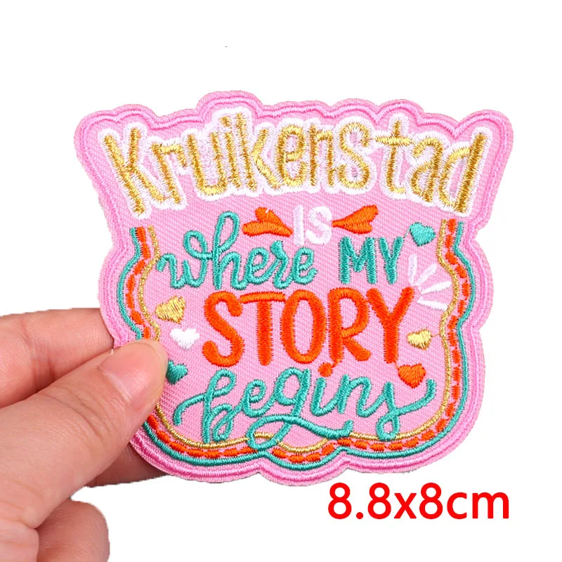 2025 Kruikenstad Carnival Emblem Iron On Patches For Clothing Netherland Carnival Embroidered Patch On Clothes Celebration Gifts