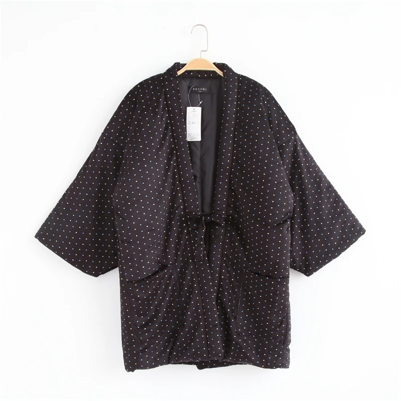 일본식 한텐 자켓 남성용 기모노 여성용 겨울 코튼 코트 - Traditional Winter Japanese Clothing 리뷰 및 가격