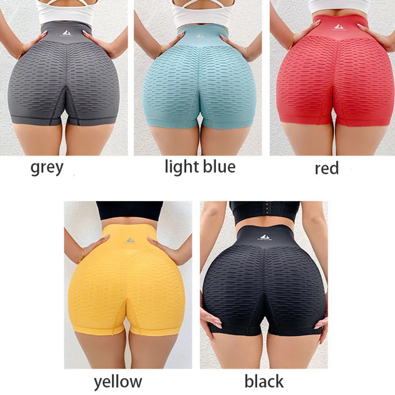 1pcs Women Tight Elasticity Short Female High Waist Workout Shorts Fitness Yoga Lift Butt Short Pant Lady Gym Running Sportswear - Image 6
