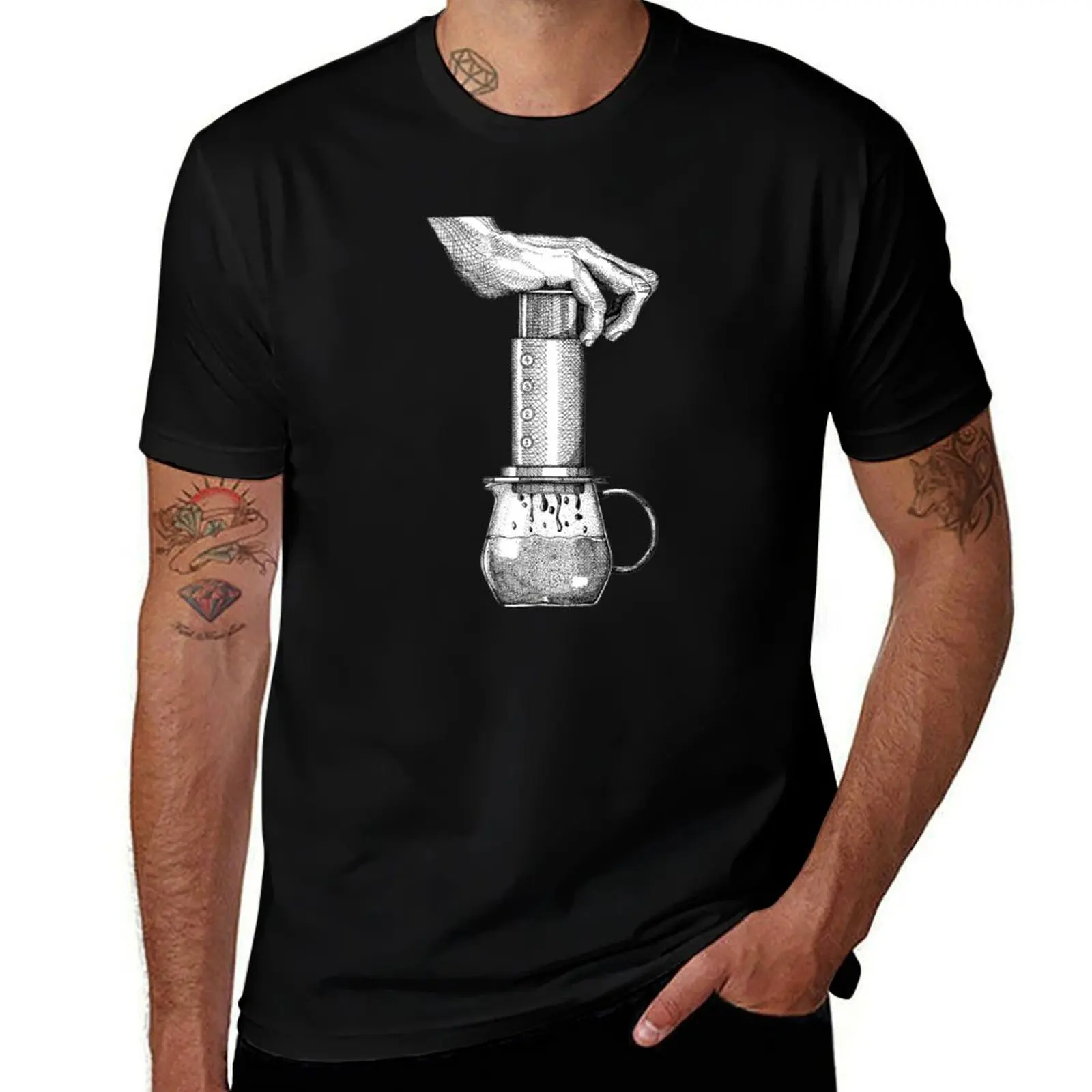 

Aeropress T-Shirt anime t shirts oversize cotton t shirts man 100% man t shirt luxury T-Shirt