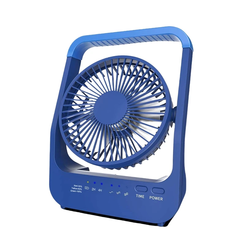 Small Fan USB Desk Fan 20000Mah Rechargeable Battery Operated Fan Portable Fan For Table Desktop Office Camping