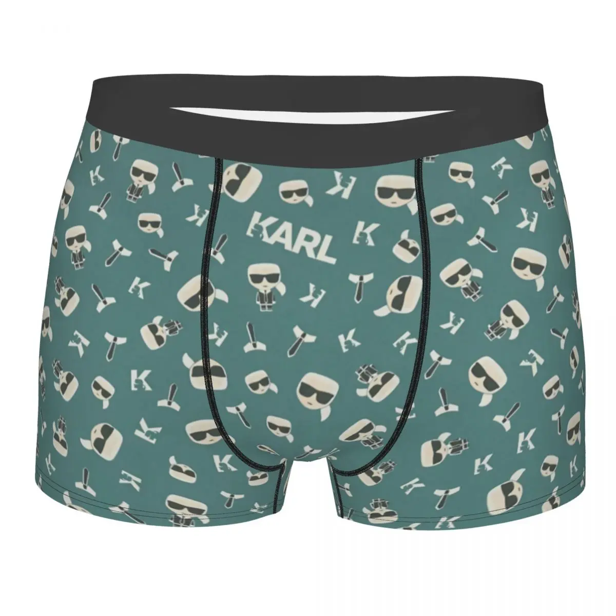 

Custom Karl Who Underwear Men Stretch Boxer Briefs Shorts Panties Soft Underpants For Homme