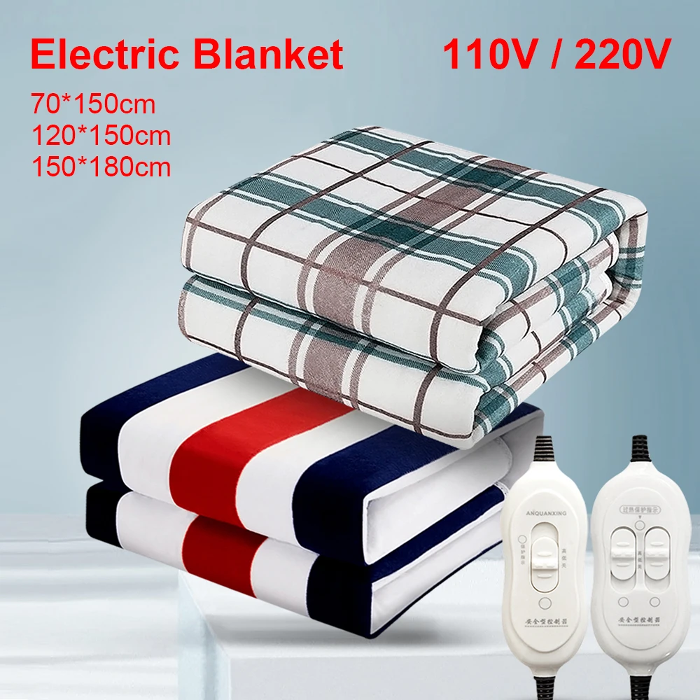 Electric Blanket Thicker Heaters Home Bed Sheet Thermal Mat Heating Mattress Winter Thermostat Double Body Warmer Pads 110V 220V