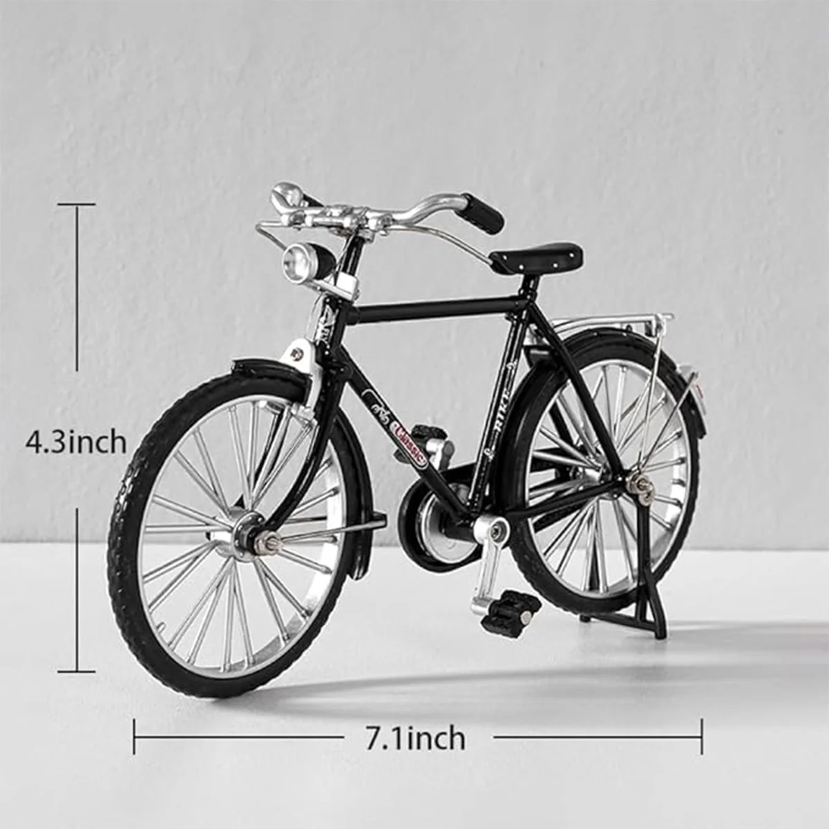 Alloy Retro Bicycle Mini Model Vintage Classic Bike Ornament Desktop Decor Collectible Toy
