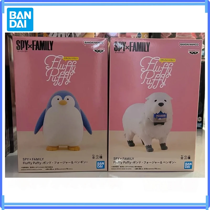 En Stock, Original de Bandai, Anime Spy*family, Fluffy Puffy Banpresto, Bond Forger, Modelo Pingüino, Juguetes en Caja, Figura de Acción, Regalo