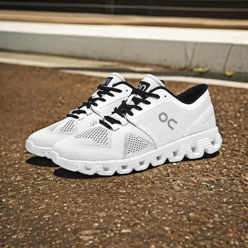 

Men's casual wearable sports shoes lightweight breathable mesh surface actual cushioned carbon plate running shoes