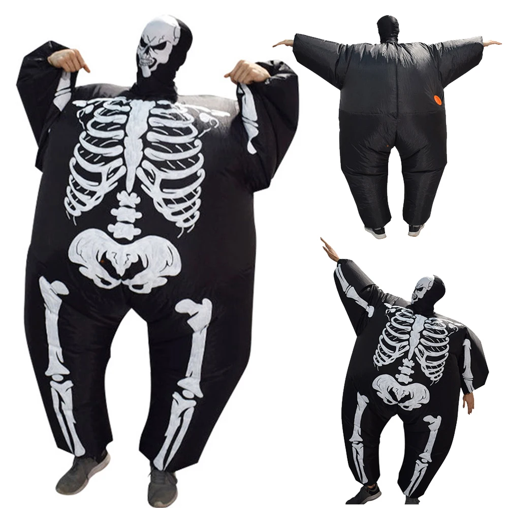 

Skull Cosplay Inflatable Clothes Doll Suit Fantasy Outfits Adult Women Men Disguise Costume Male Female Roleplay Halloween Suits