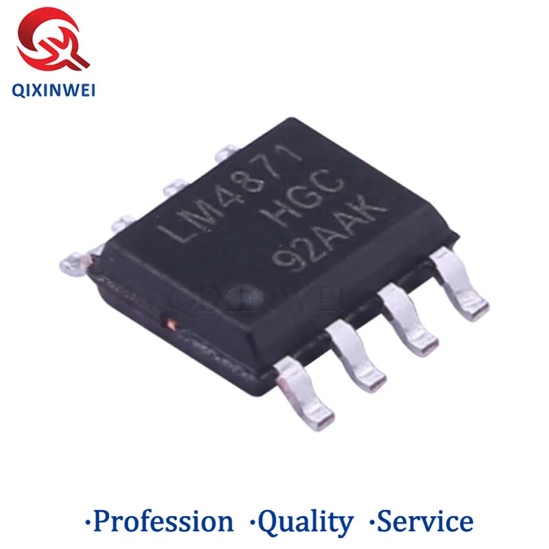 10pcs/lot LM4871MX LM4871M LM4871 4871 LM4871T 3W Audio Power Amplifier with Shutdown Mode SOP-8