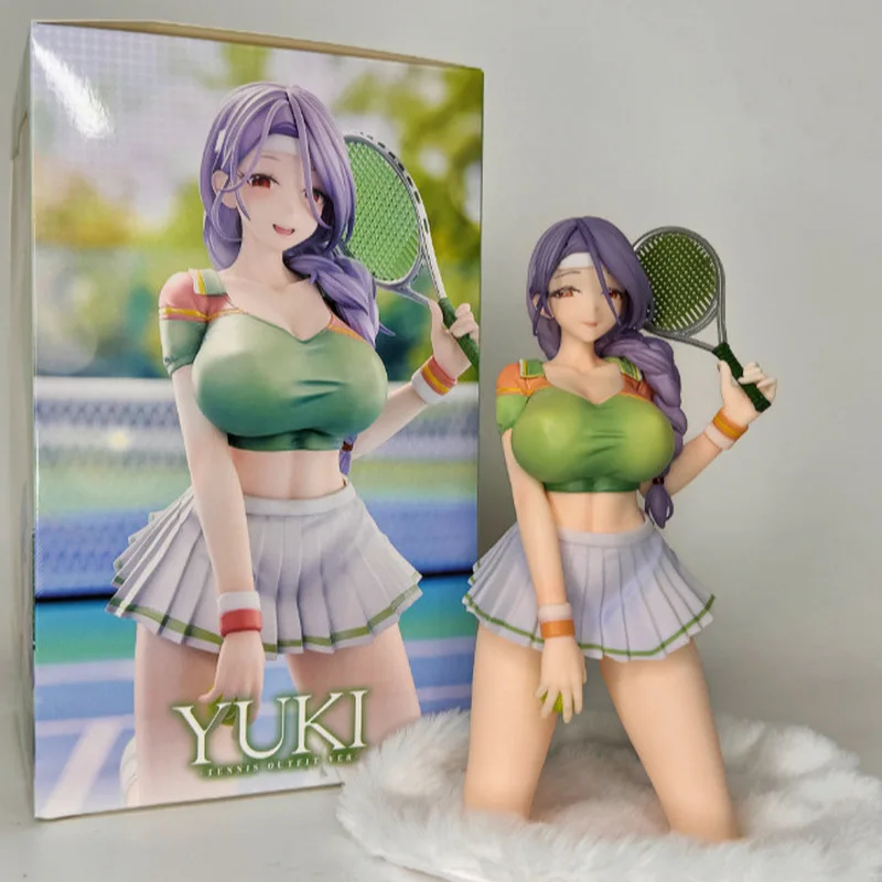 

Anime Tennis Girl Figure Regular Version Purple Haired Busty Collectible Model Desktop Decoration For Otaku Fans Home Display