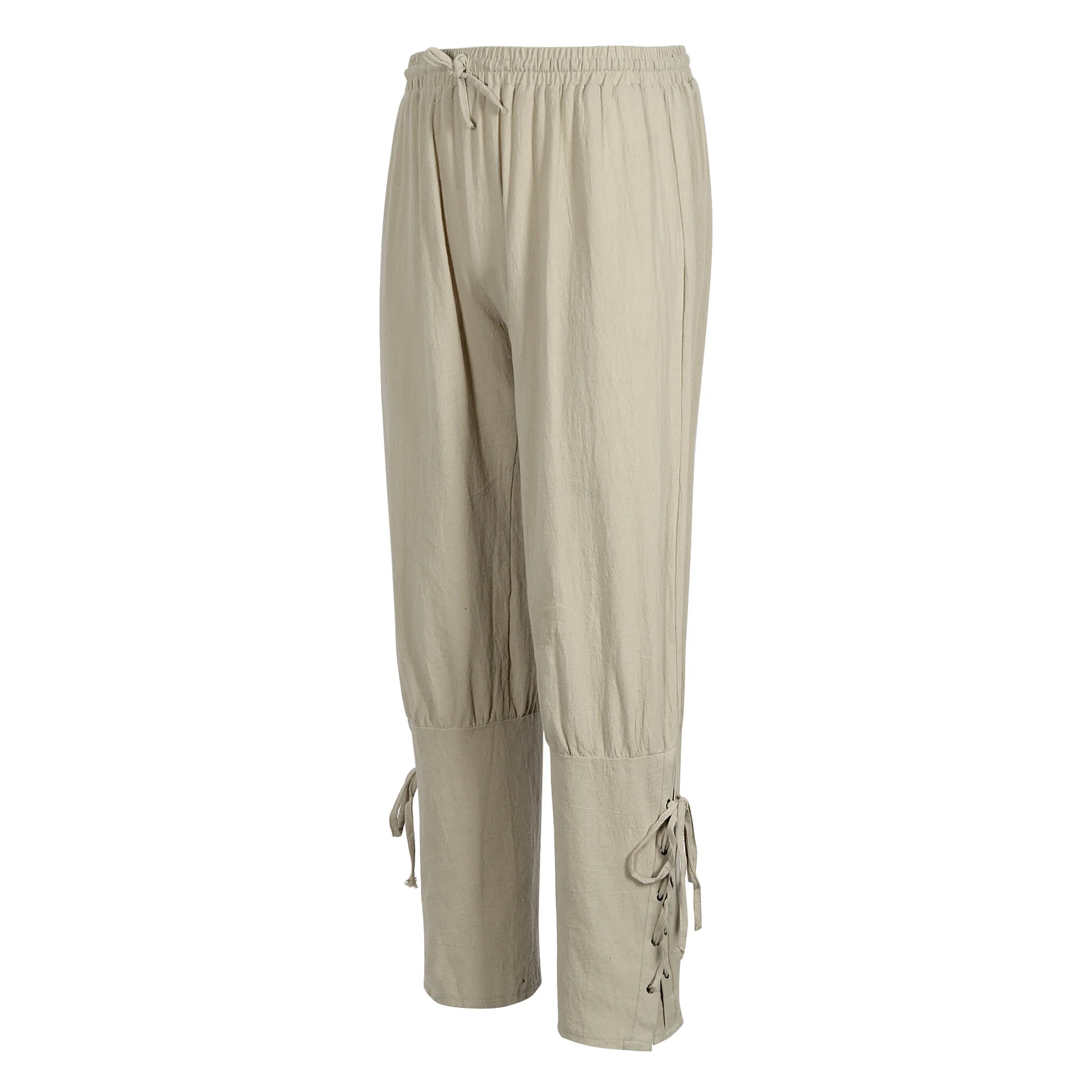 2024 New Men's Mid-century Four-color Retro Performance Pants Pirate Ship Cosplay Costume Leggings Traditional Chinese Stage ...