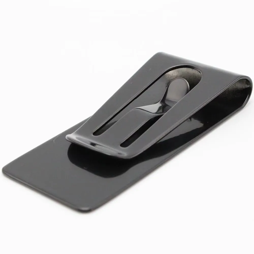 Front Pocket Wallet Money Clip Slim Profile Magnet Free Stationery Ticket Holder Precision Fit Single Piece Construction
