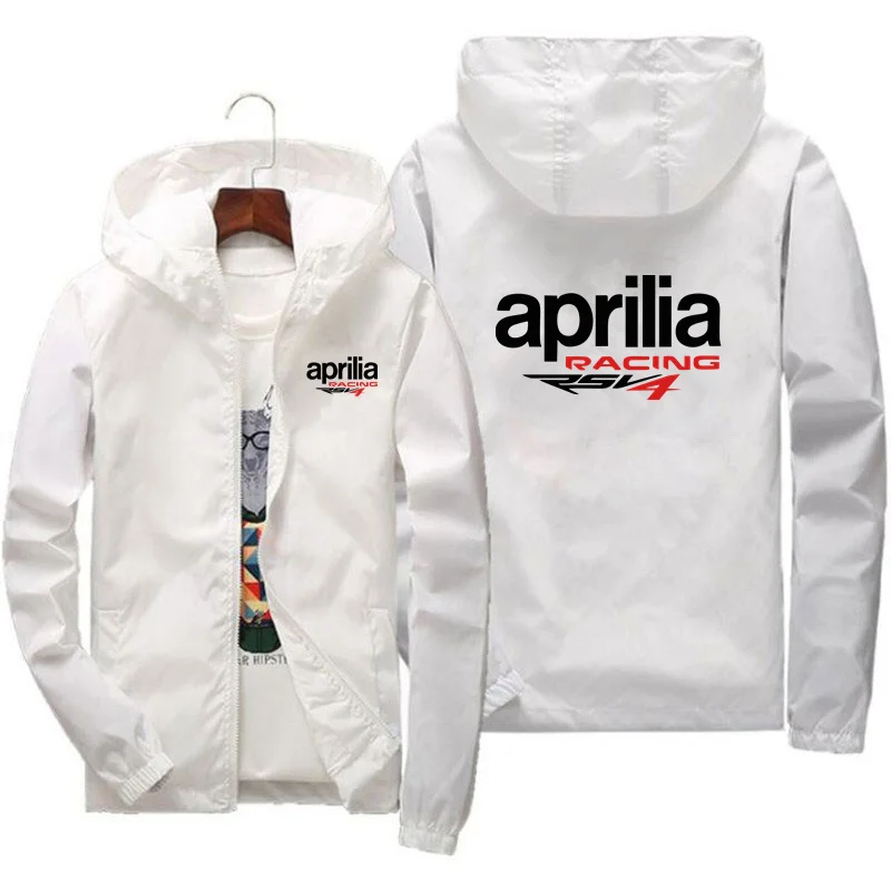 2025New spring summer Fashion Men Aprilia Racing RSV4 Jacket Bomber Jackets Casual Streetwear Male Coats Simple Windbreaker Coat