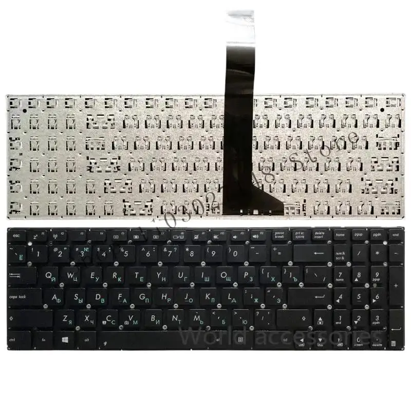 

& New Russian Keyboard For ASUS X550 X550C X501 X502 K550 A550 Y581 X550V X550VC F501 F501A F501U Y582 S550 D552C RU Black #
