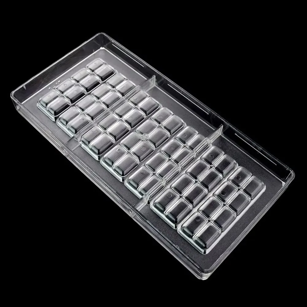 ABUG-Break Apart Chocolate Bar Mold, DIY Homemade Candy Pastry Baking Mould For Confectionery Making & Cake Decoration