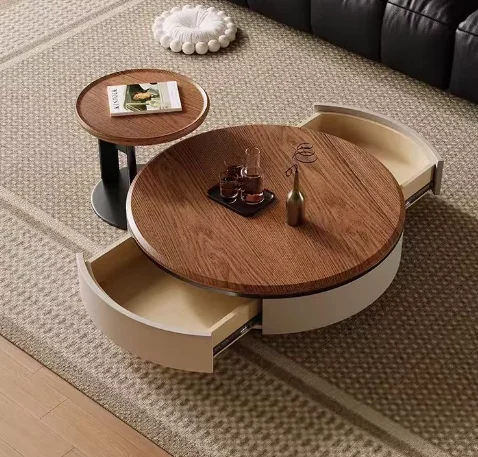 @#2026 Retro Cheap Modern Luxury High Quality Coffee Table Living Room Furniture Set