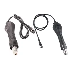 Hot Air Welding Tools Long Cable Hot Air Machine Handle Mini Soldering Handle for 858 878 8586 898D Rework Solder Station Repair