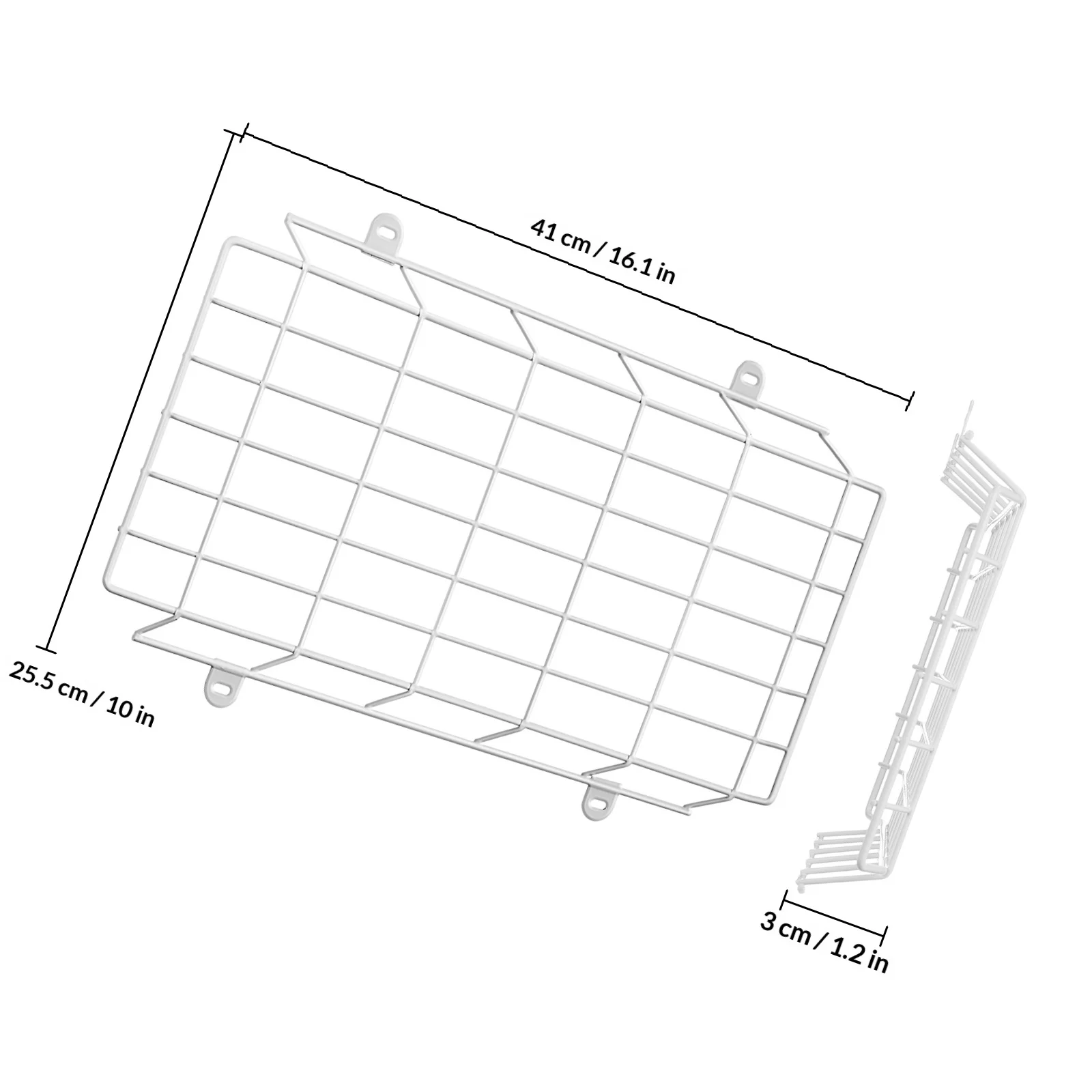 Wall Mount Emergency Light Wire Guard Metal Protective Cover for Exit Sign Safe Stable Performance Suitable for Public Areas