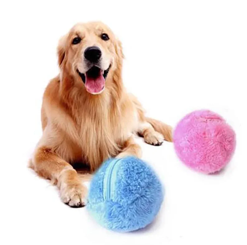 

Manufacturer Wholesale Pet Electric Pom-pom Toys Magic Ball Dog Cat Toys Automatic Ball Chewing Plush Floor Cleaning Toys