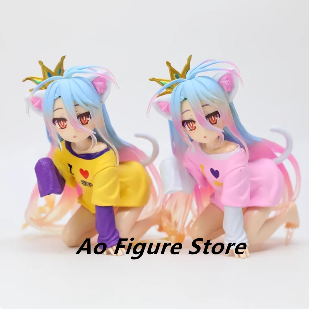 

Animation Action Figure NO GAME NO LIFE Shiro TAiTO Desktop Car Ornaments Collection PVC Model Toys Holiday Gifts