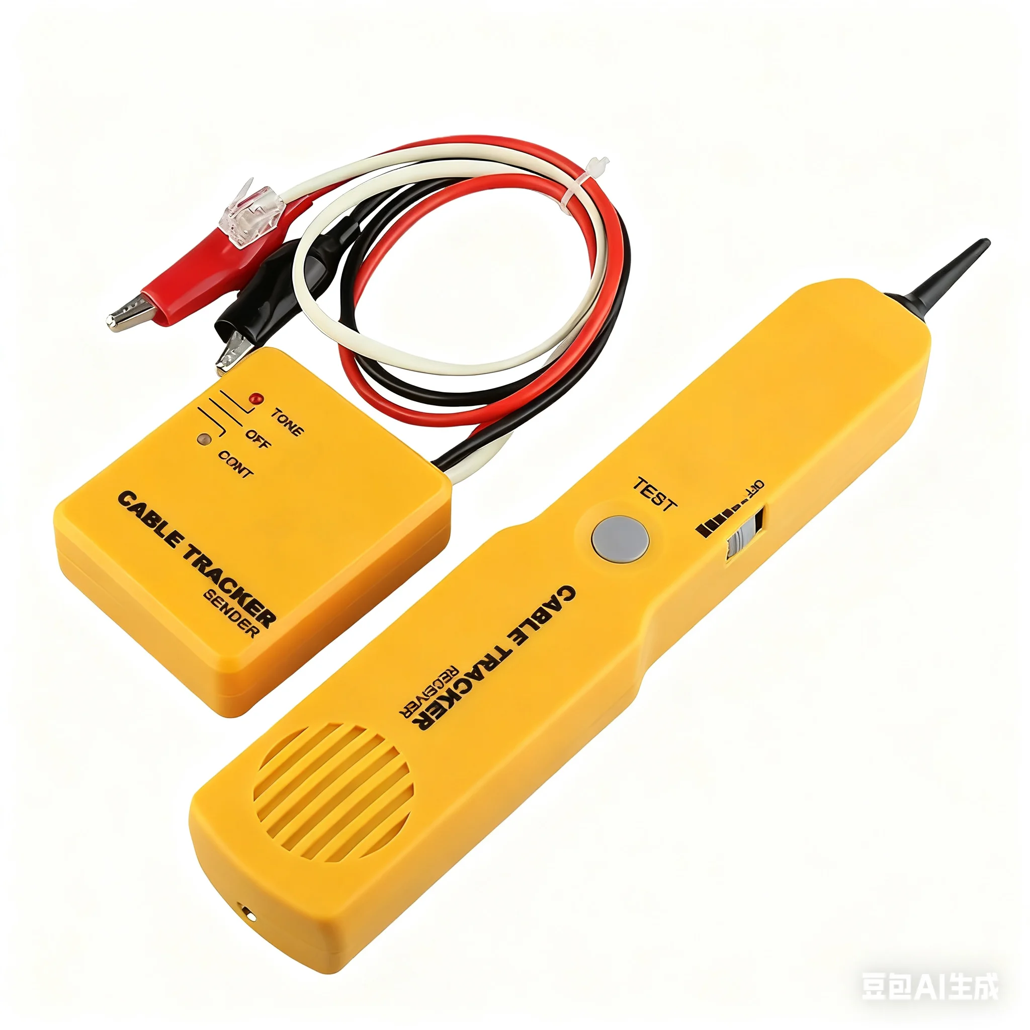 جهاز اختبار خط الهاتف لاستمرارية كابل الشبكة - مولد نغمة تتبع الأسلاك ومجموعة مسبار - جهاز تتبع كابل الأسلاك خط الهاتف #1