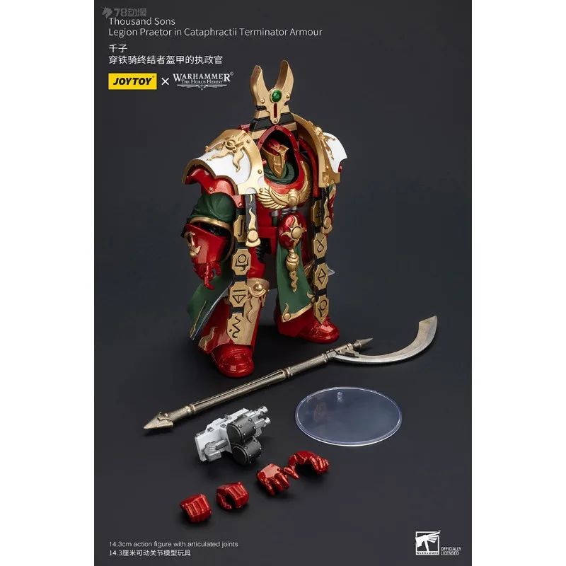 Joytoy original warhammer 40k série governador de hh qianzi think tank figura de ação modelo brinquedos modelo colecionável presentes para meninos