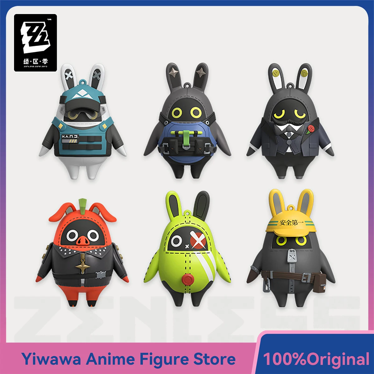 Oryginalna figurka Zenless Zone Zero, urocza lalka Bangboo, standee, oficer Cui Amillion, figurki anime, ozdoby, ekskluzywne zabawki kolekcjonerskie.