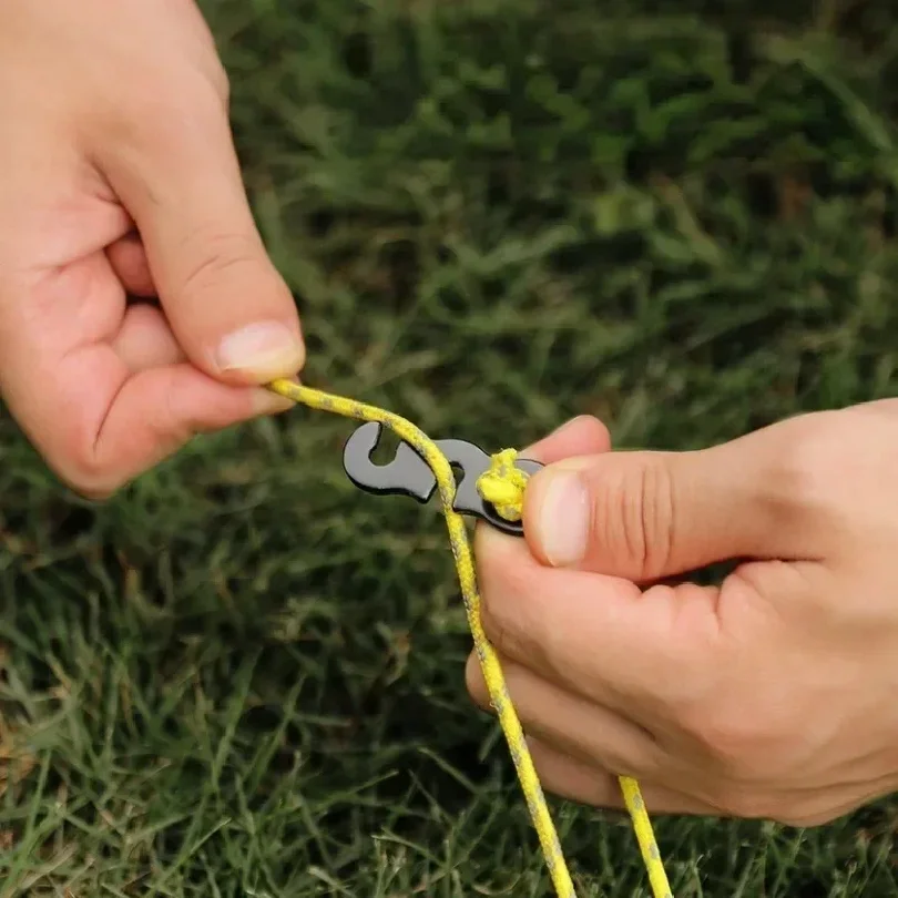 Outdoor Tent Ropes, Reflective Ropes Canopy Ropes Reinforced Windproof Ropes with Buckles To Ensure Safety Camping Acce