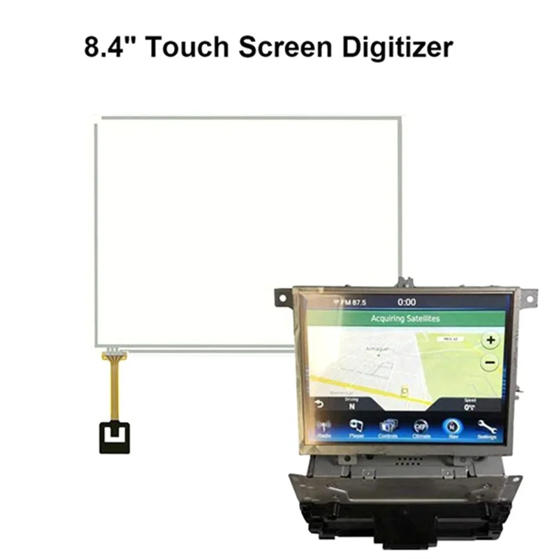 

Portable 4 Pin Touch Screen Glass Digitizer 8.4 Inch For Chrysler Dodge Ghibli RB5 RE2 DVD Audio Player GPS Navigation LCD Scree