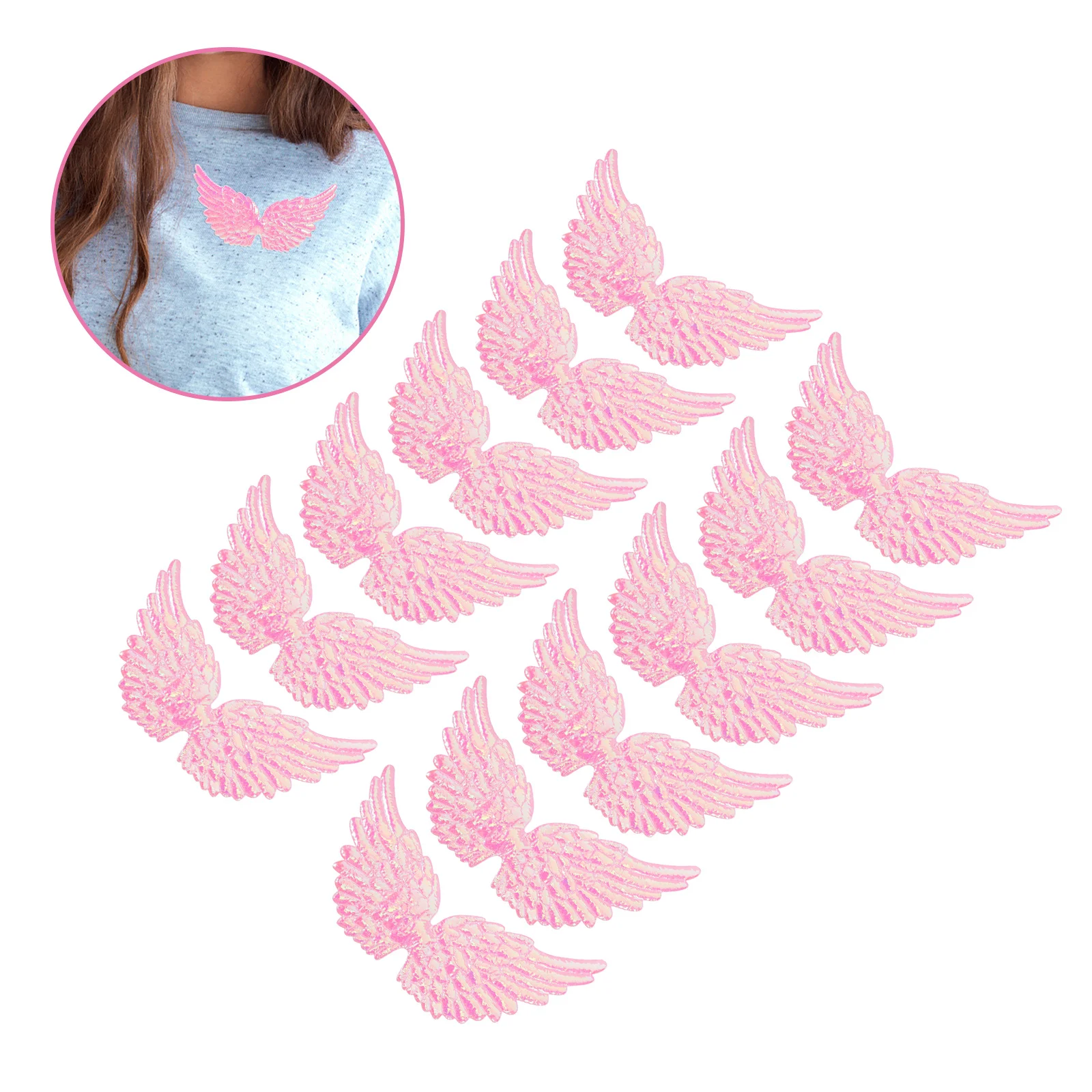 

12Pcs Cute Mini Wing Craft Ornaments for DIY Costume Backpack Decoration Holiday Gift Idea for Friends Family Colleagues
