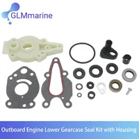 Outboard Lower Gear case Seal Kit W/ Housing 26-41365A for Mercury Mariner Force 6 8 9.9 10 15 HP Engine 41365A1 18-2697-1