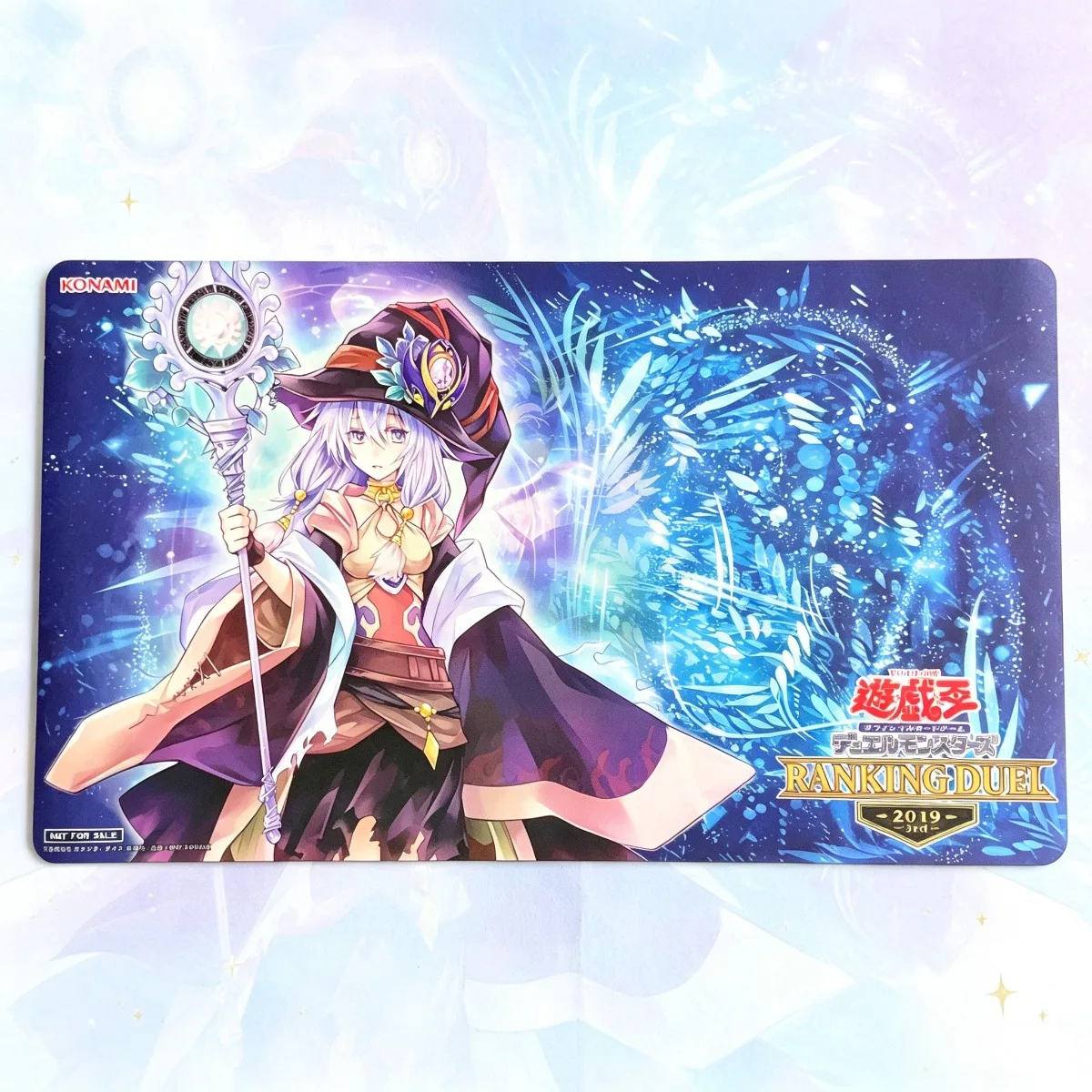 600x350mm Yu-Gi-Oh！DIY 2019 Ranking Duel 3rd Playmat 2mm Sealing Edge Magician of Time Single Player Rubber Board Game Card Pad