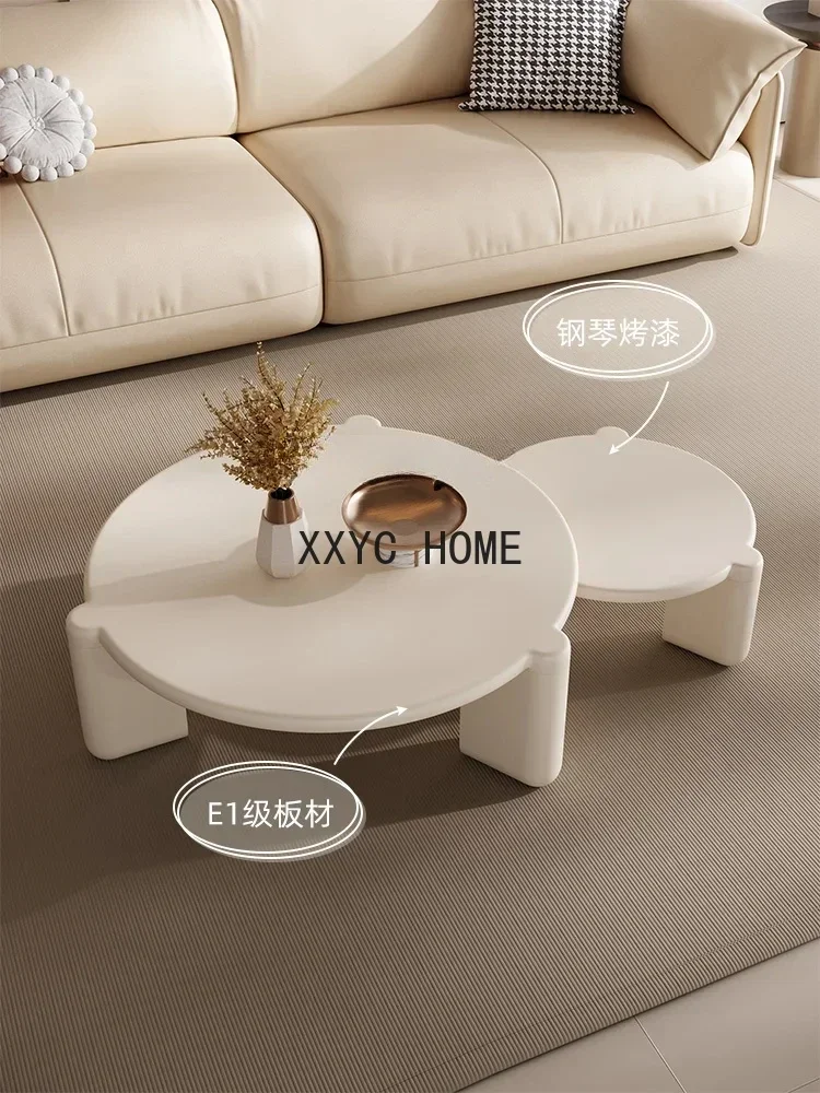 홈 거실 현대 미니멀리스트 페인트 성격 디자이너 크리 에이 티브 커피 테이블