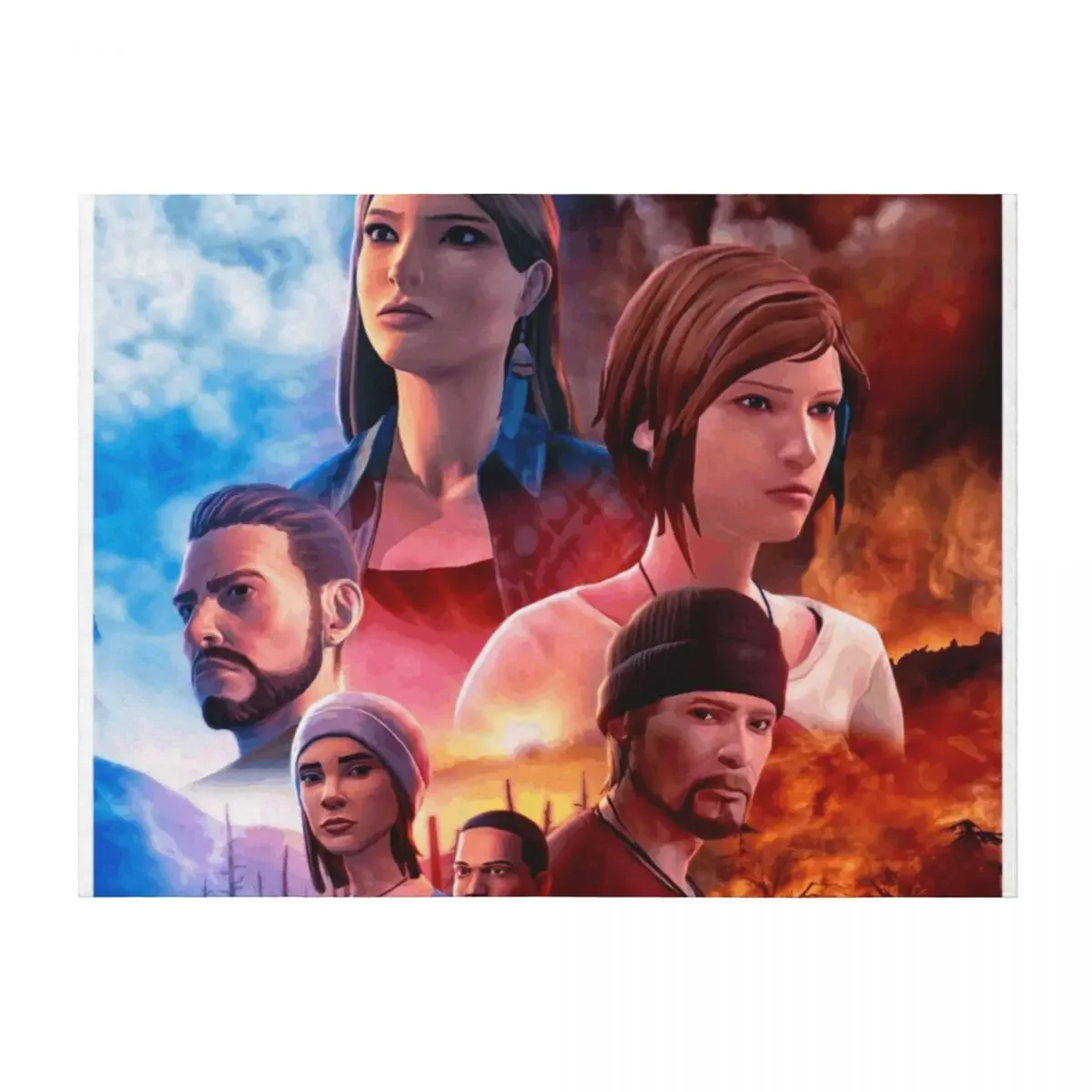 

Life is Strange: Before the Storm - Cinematic Movie Poster (No Text) Throw Blanket Baby valentine gift ideas Soft Big Blankets