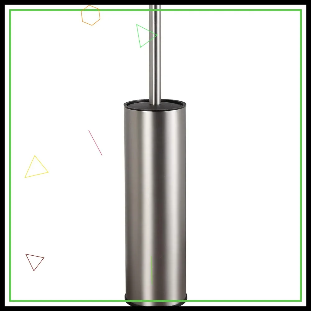 

Набор для унитаза из нержавеющей стали с держателем, отделка матовый никель