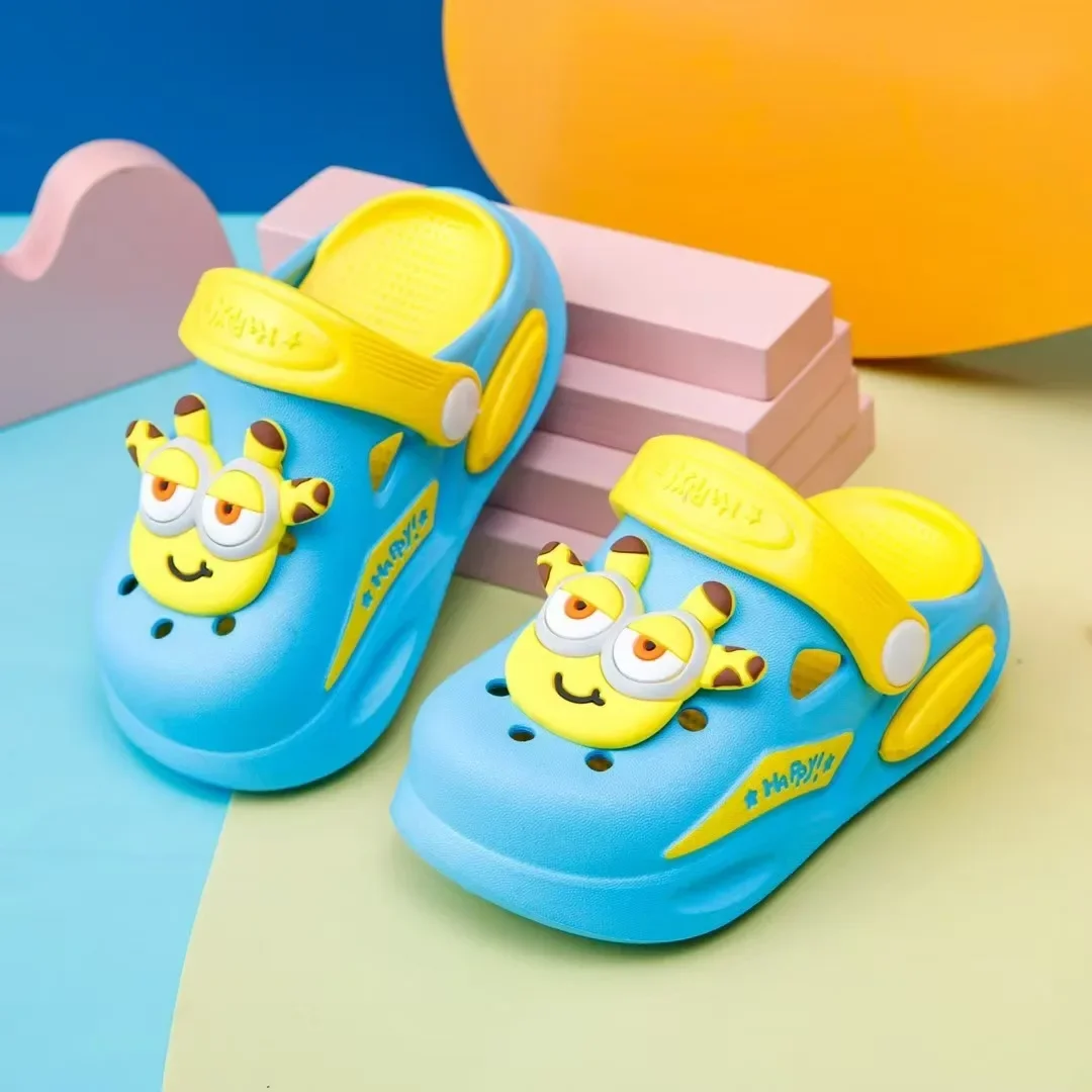 

Wholesale Non-slip Summer Children's Slippers Beach Wear For Women Men Children Cartoon Design Pvc Upper Deck Sandals