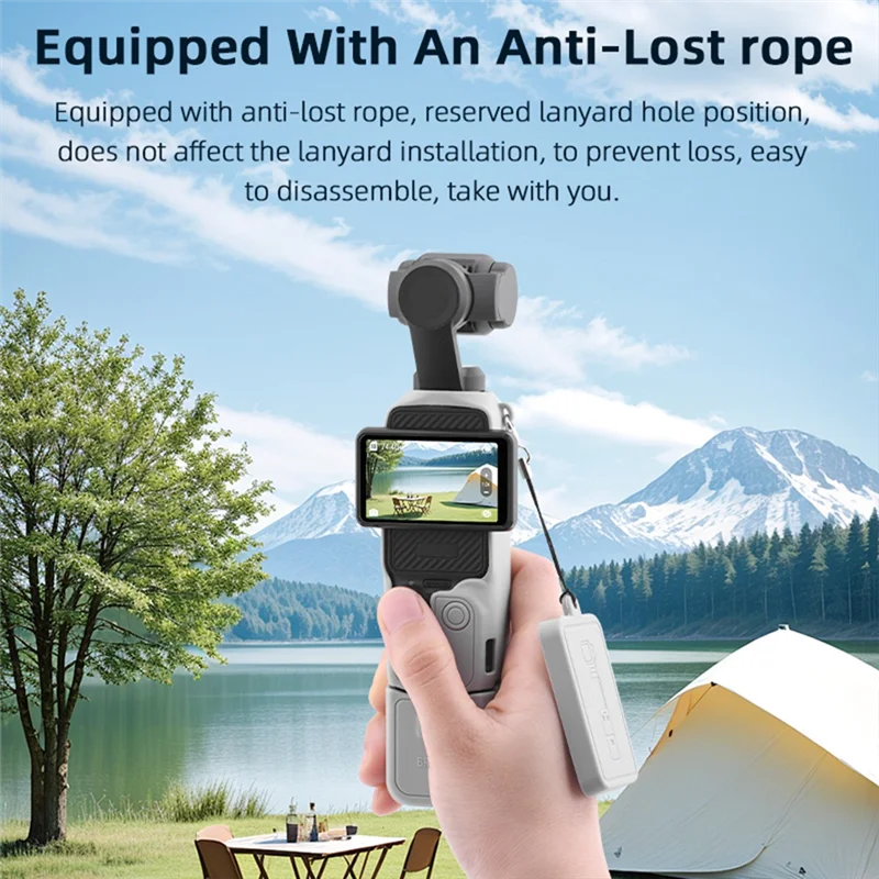 Dependable-Camera Silicone Case For DJI Osmo Pocket 3 Lens Body Protective Cover Gimbal Lens Cap Anti-Bump Shell Easy Install Ea